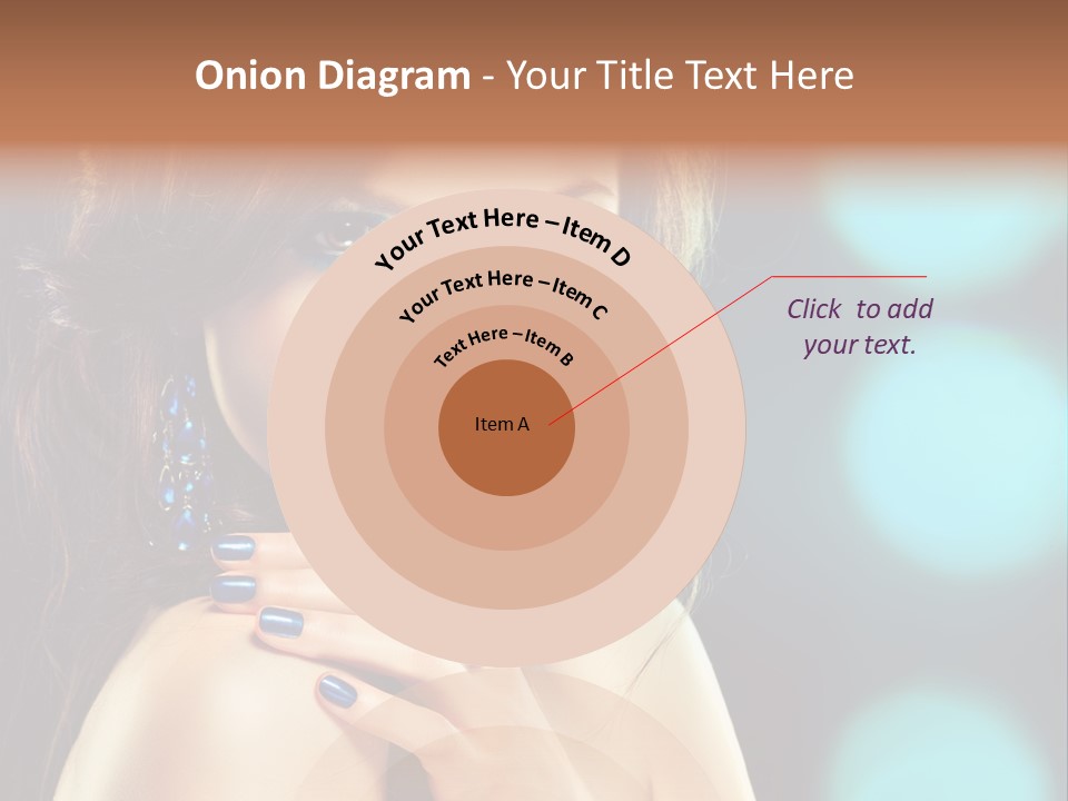 Jewellery Eyeshadow Fashion PowerPoint Template