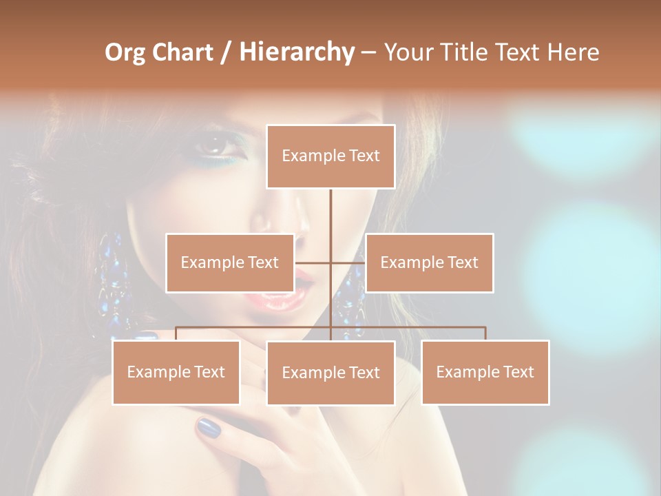 Jewellery Eyeshadow Fashion PowerPoint Template