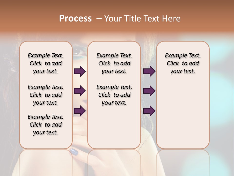 Jewellery Eyeshadow Fashion PowerPoint Template