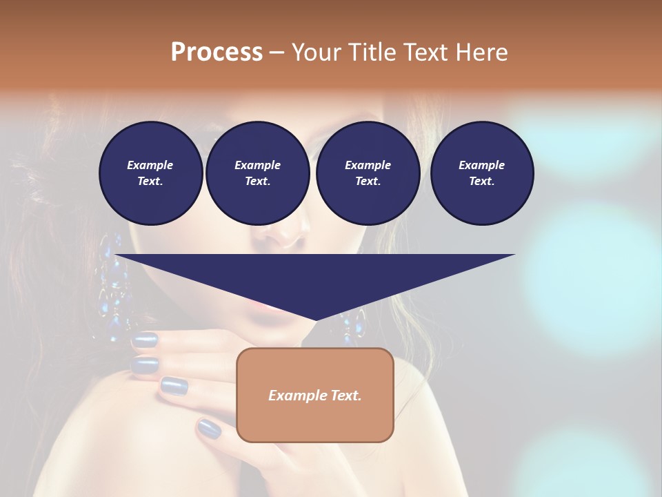 Jewellery Eyeshadow Fashion PowerPoint Template