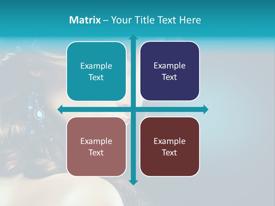 Hairdo Beautiful Hair PowerPoint Template