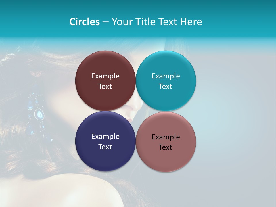 Hairdo Beautiful Hair PowerPoint Template