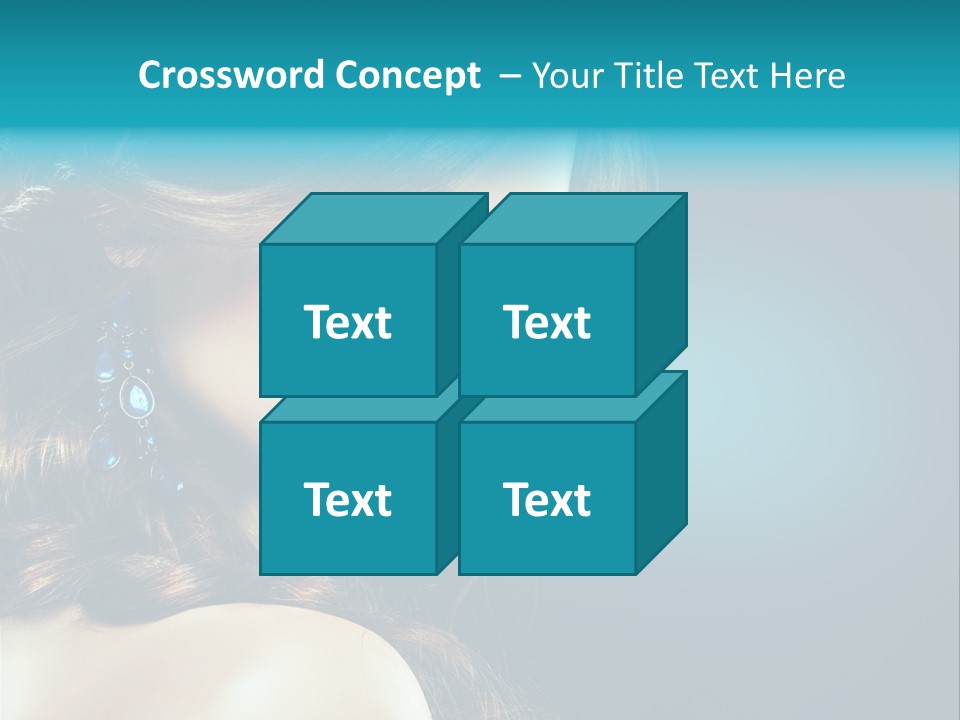 Hairdo Beautiful Hair PowerPoint Template