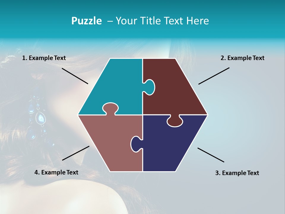 Hairdo Beautiful Hair PowerPoint Template