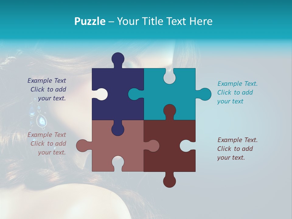 Hairdo Beautiful Hair PowerPoint Template