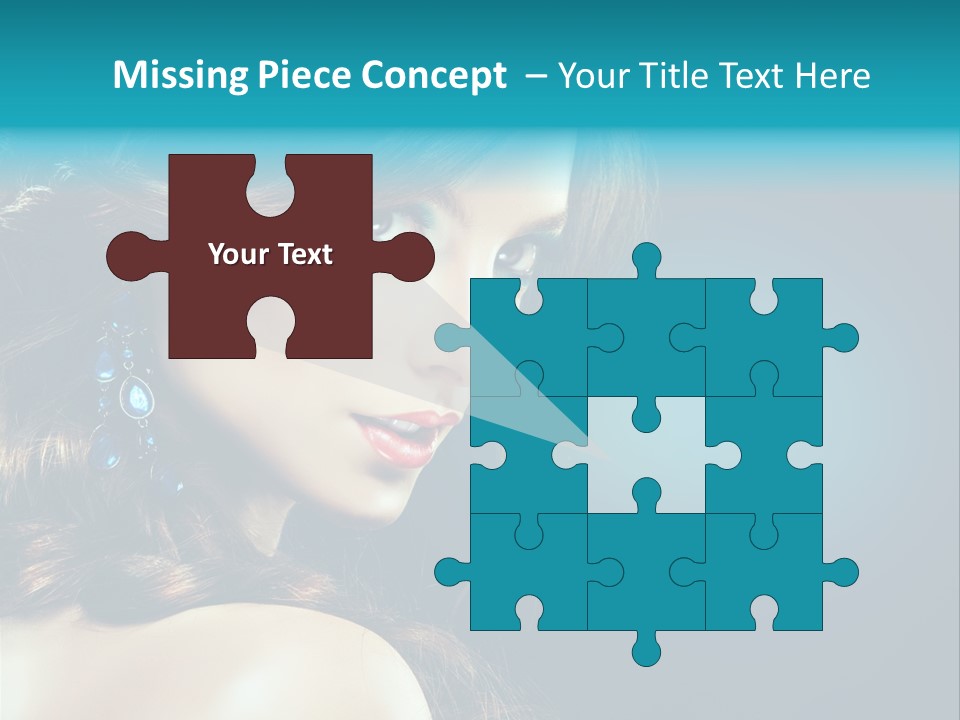 Hairdo Beautiful Hair PowerPoint Template