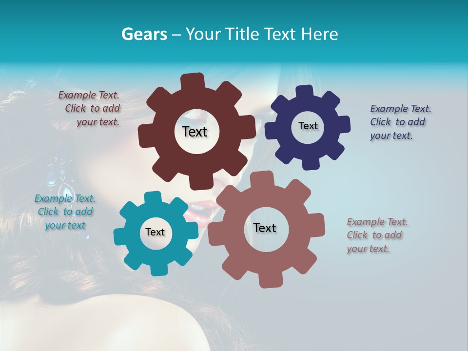 Hairdo Beautiful Hair PowerPoint Template