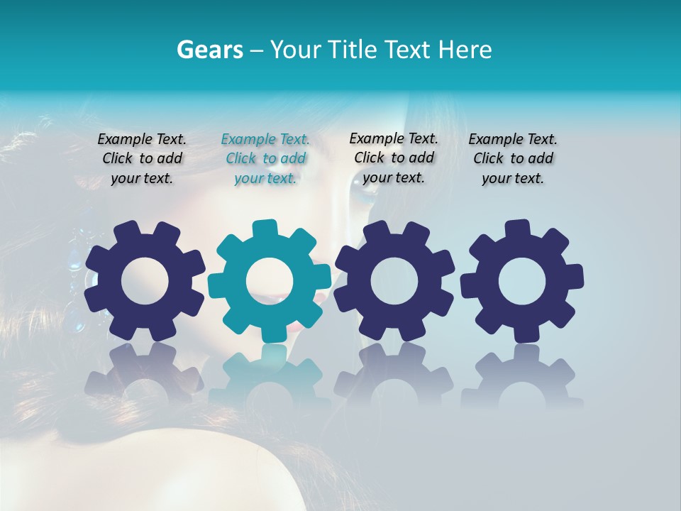 Hairdo Beautiful Hair PowerPoint Template