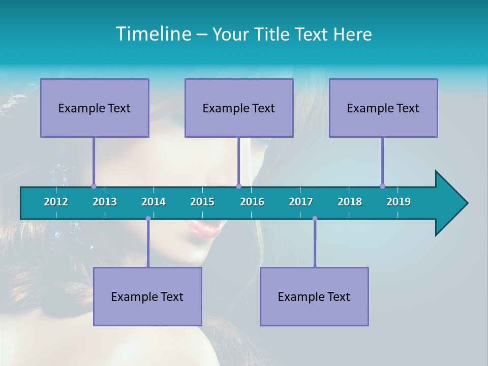 Hairdo Beautiful Hair PowerPoint Template