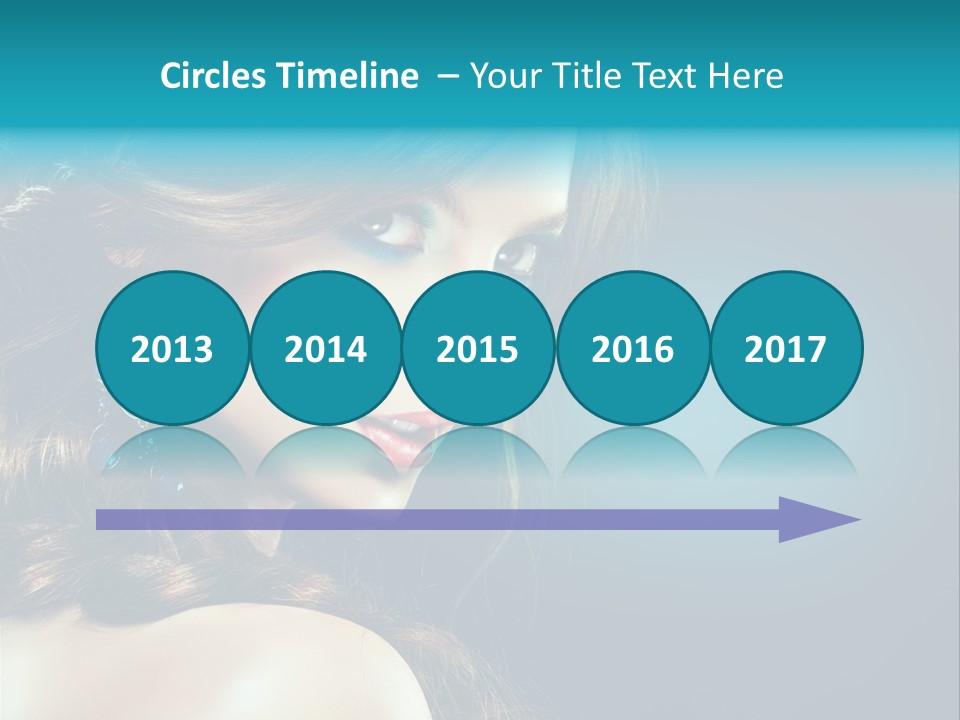 Hairdo Beautiful Hair PowerPoint Template