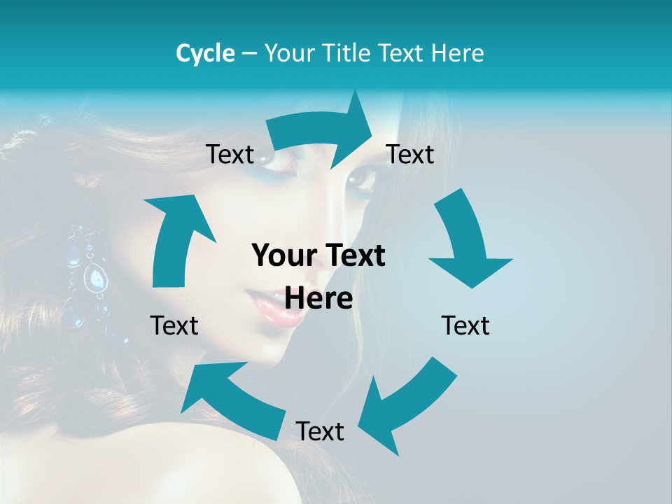Hairdo Beautiful Hair PowerPoint Template