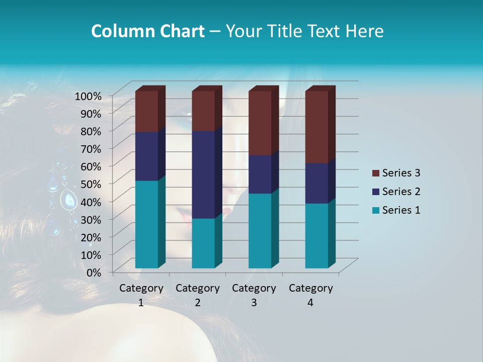 Hairdo Beautiful Hair PowerPoint Template