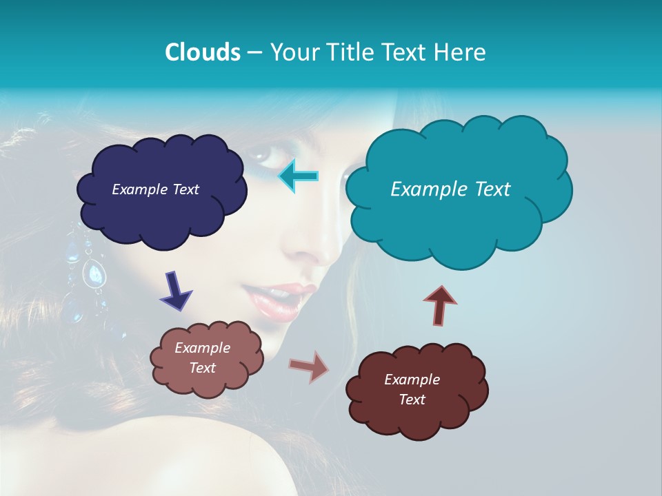 Hairdo Beautiful Hair PowerPoint Template