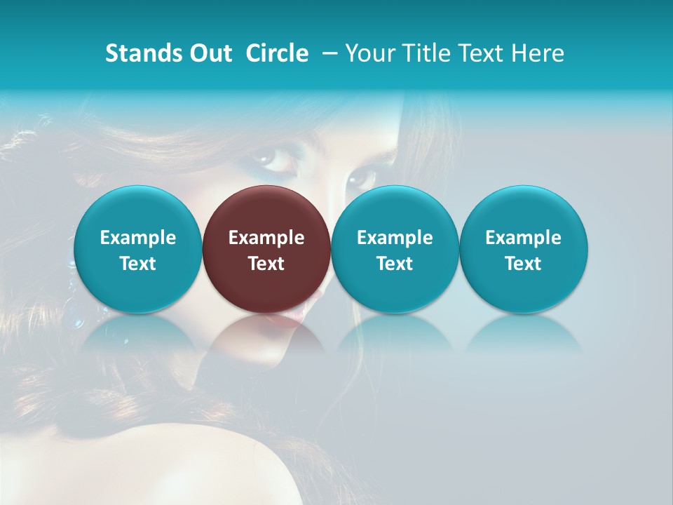 Hairdo Beautiful Hair PowerPoint Template