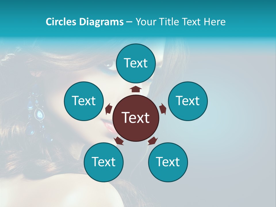Hairdo Beautiful Hair PowerPoint Template