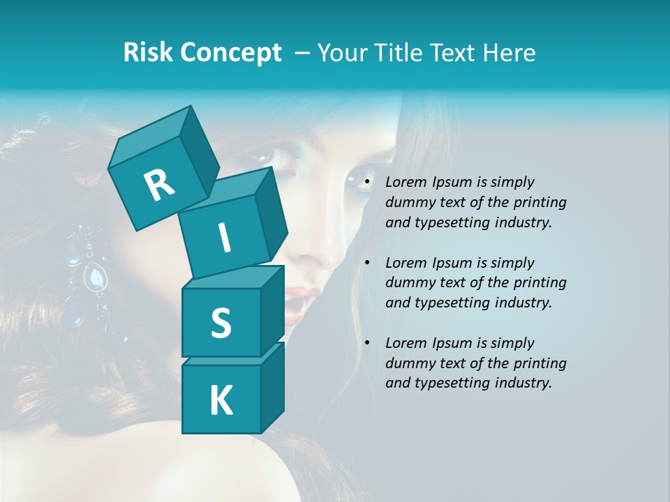 Hairdo Beautiful Hair PowerPoint Template