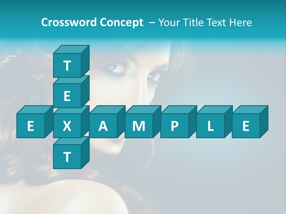 Hairdo Beautiful Hair PowerPoint Template