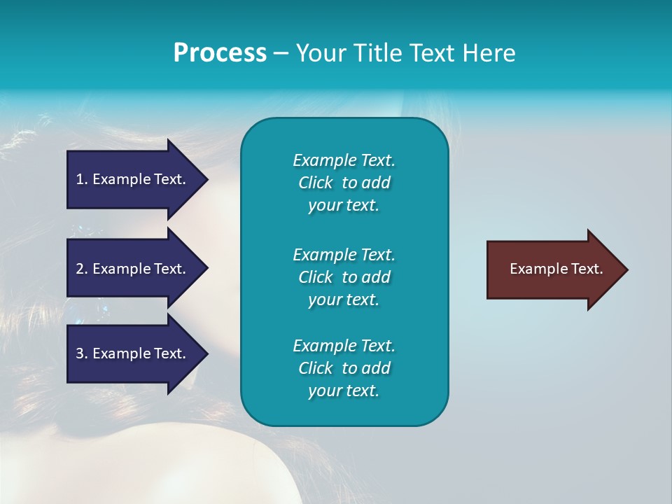 Hairdo Beautiful Hair PowerPoint Template