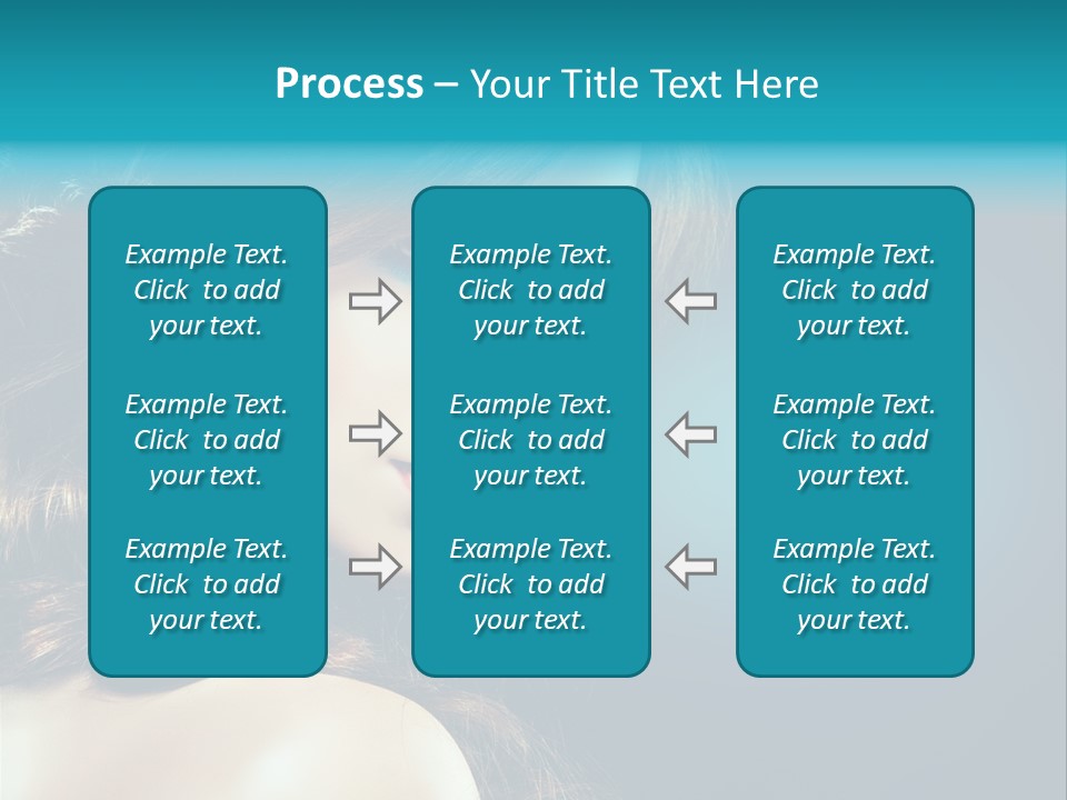Hairdo Beautiful Hair PowerPoint Template