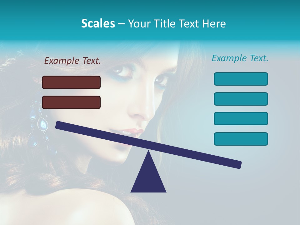 Hairdo Beautiful Hair PowerPoint Template