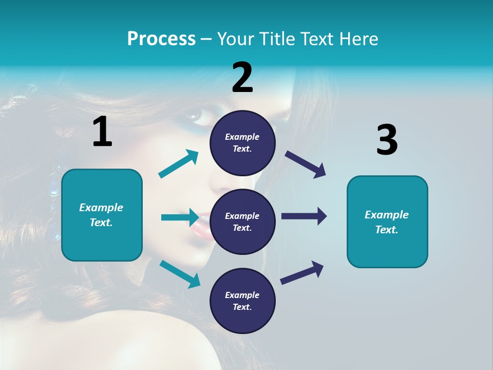 Hairdo Beautiful Hair PowerPoint Template