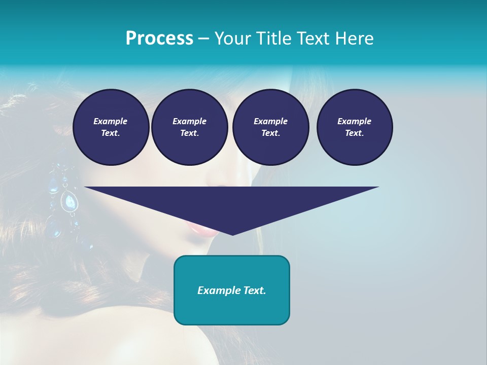 Hairdo Beautiful Hair PowerPoint Template