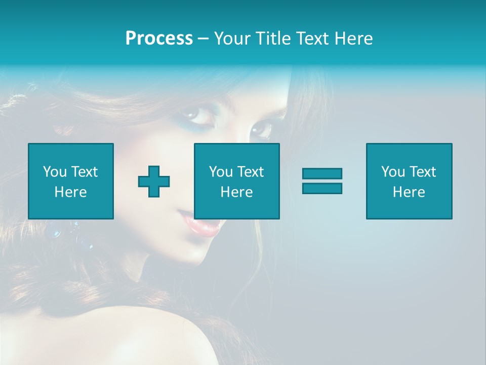 Hairdo Beautiful Hair PowerPoint Template