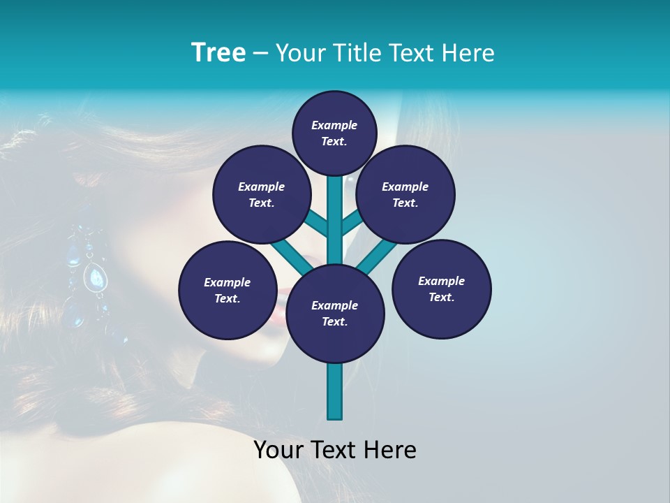 Hairdo Beautiful Hair PowerPoint Template