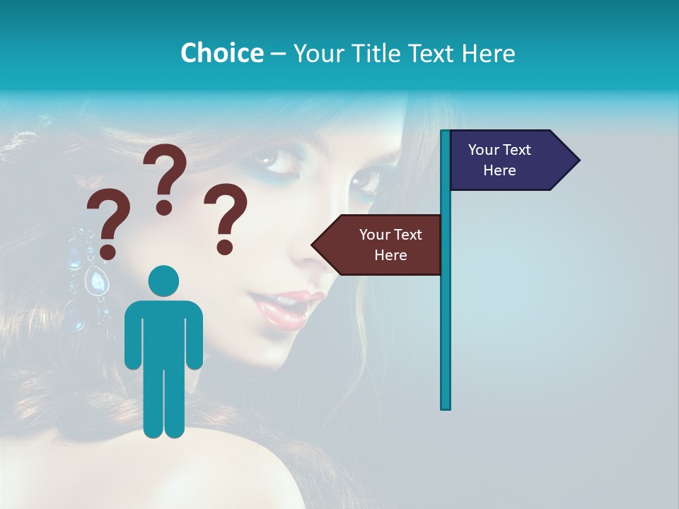 Hairdo Beautiful Hair PowerPoint Template