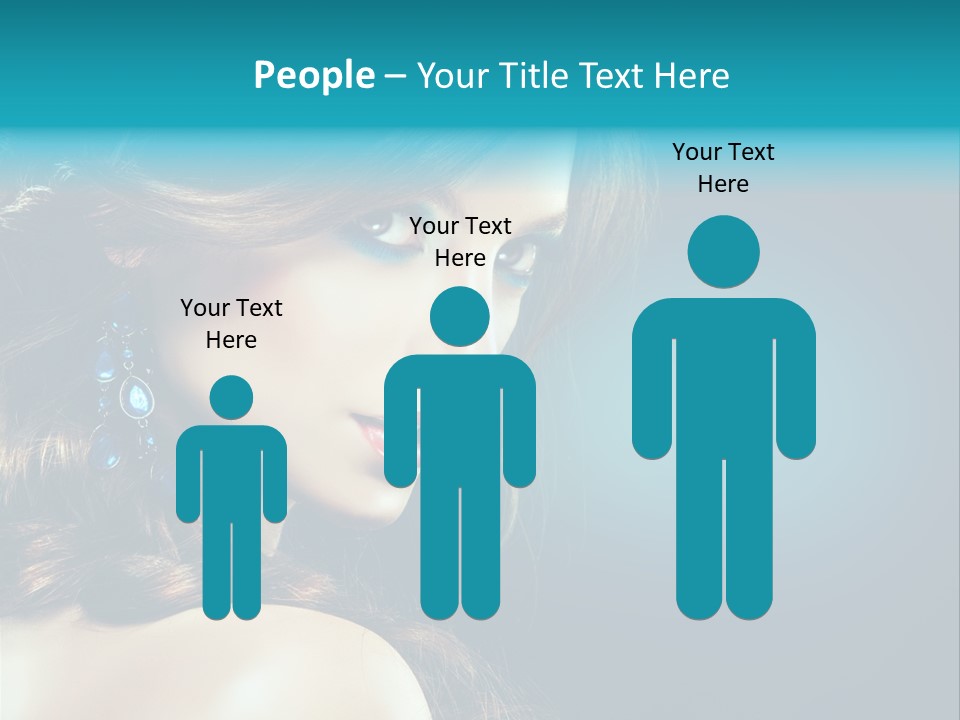 Hairdo Beautiful Hair PowerPoint Template