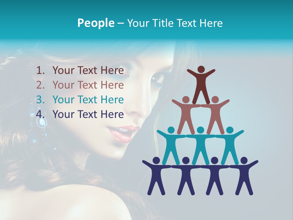 Hairdo Beautiful Hair PowerPoint Template