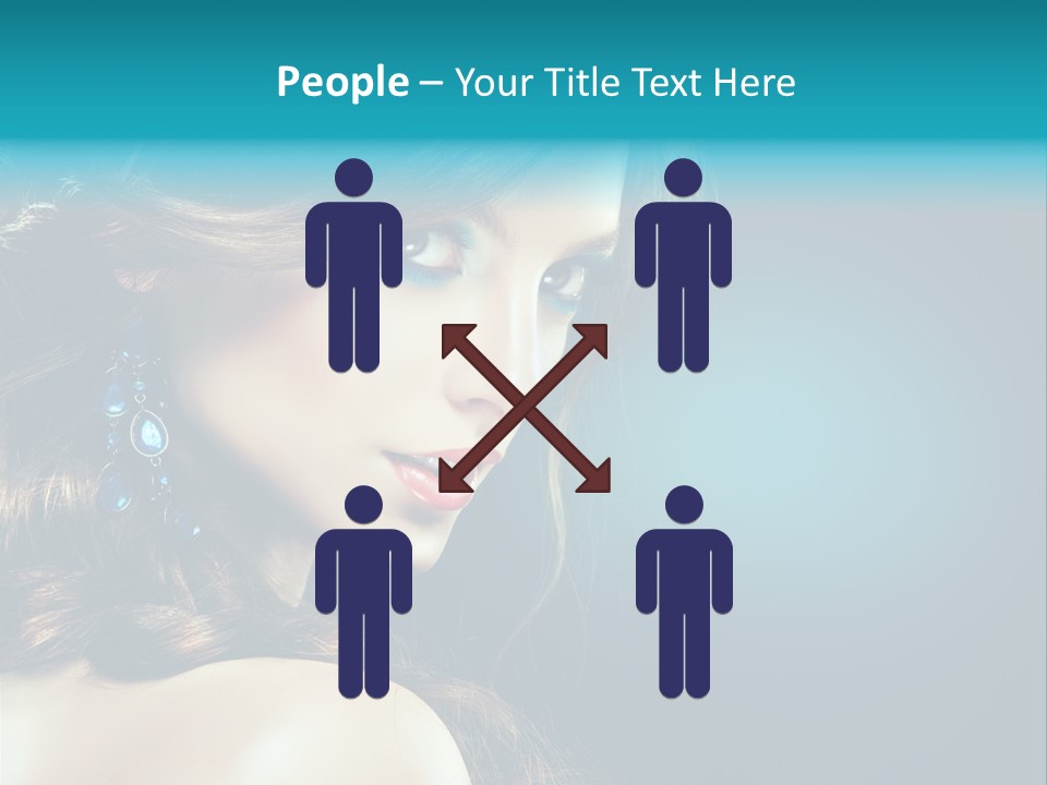 Hairdo Beautiful Hair PowerPoint Template