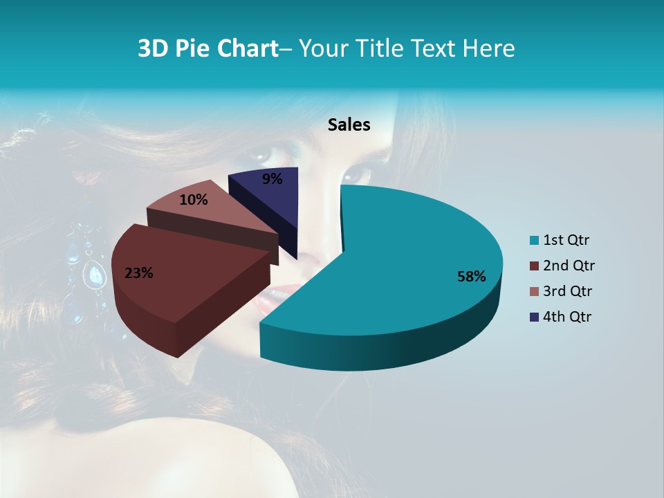 Hairdo Beautiful Hair PowerPoint Template