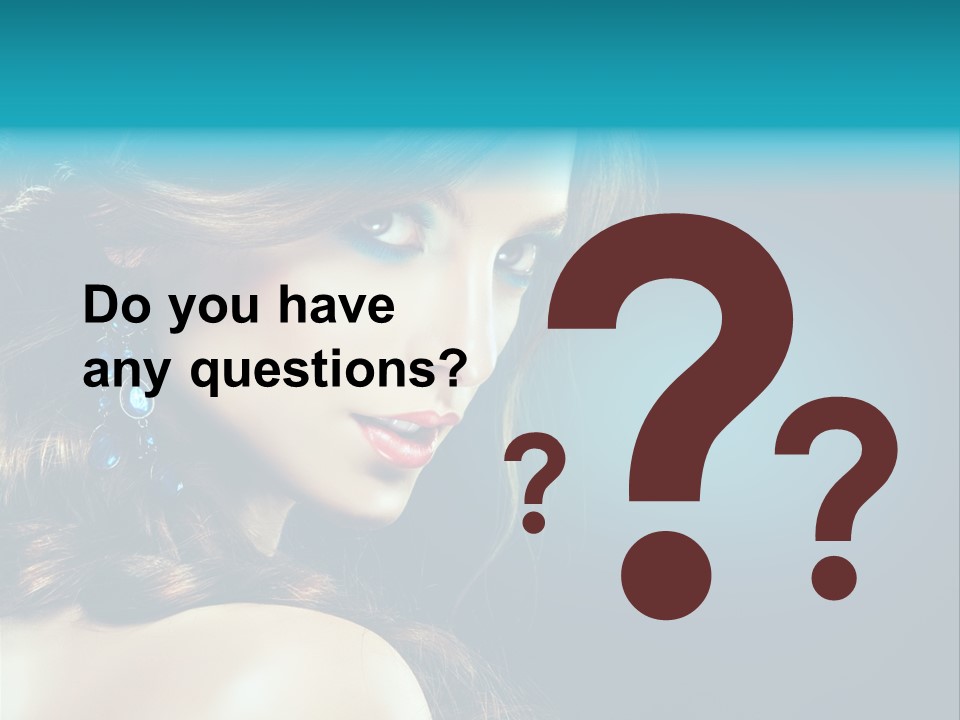 Hairdo Beautiful Hair PowerPoint Template