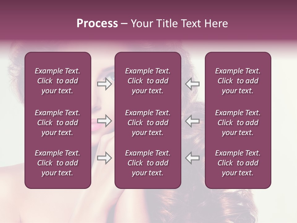 Blue Earring Beauty PowerPoint Template