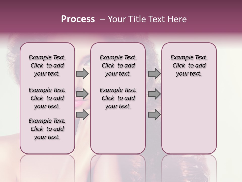 Blue Earring Beauty PowerPoint Template