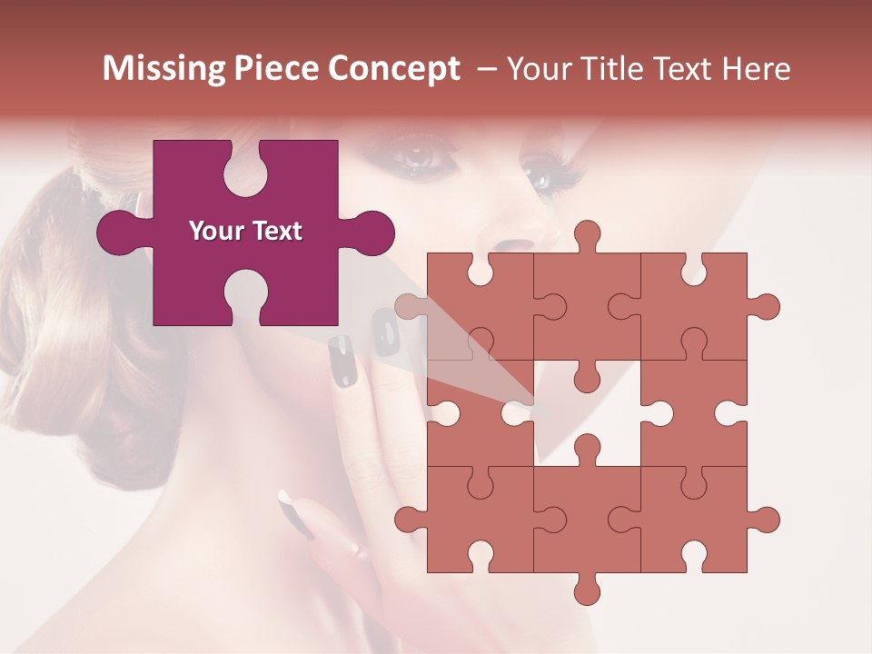 Eyelash Beauty Salon Cute PowerPoint Template