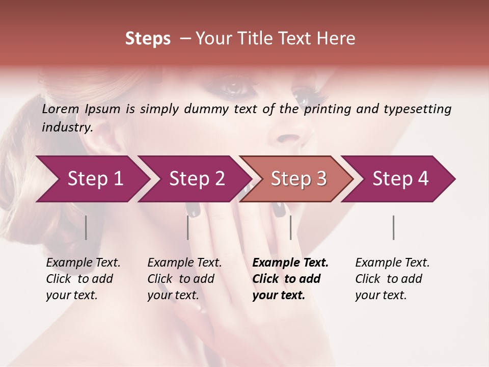 Eyelash Beauty Salon Cute PowerPoint Template