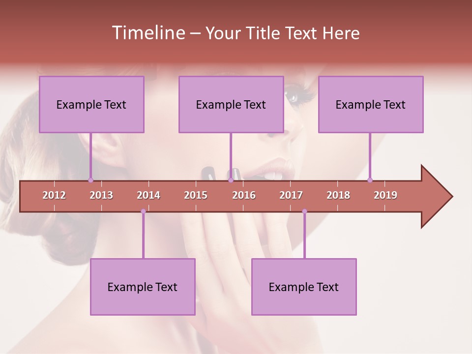 Eyelash Beauty Salon Cute PowerPoint Template