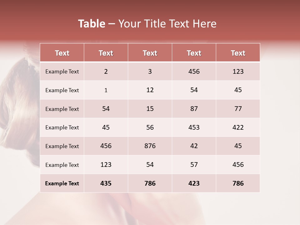 Eyelash Beauty Salon Cute PowerPoint Template