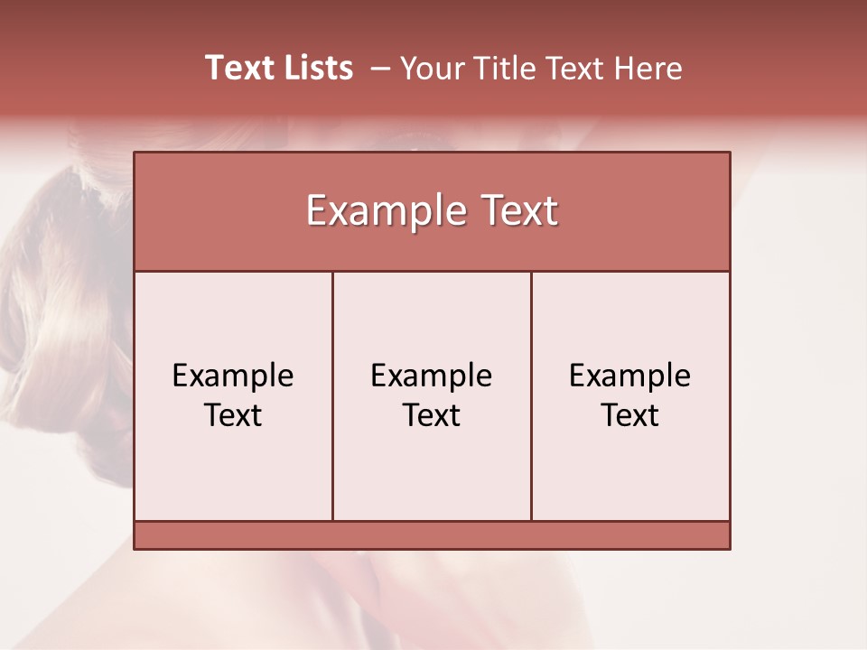 Eyelash Beauty Salon Cute PowerPoint Template