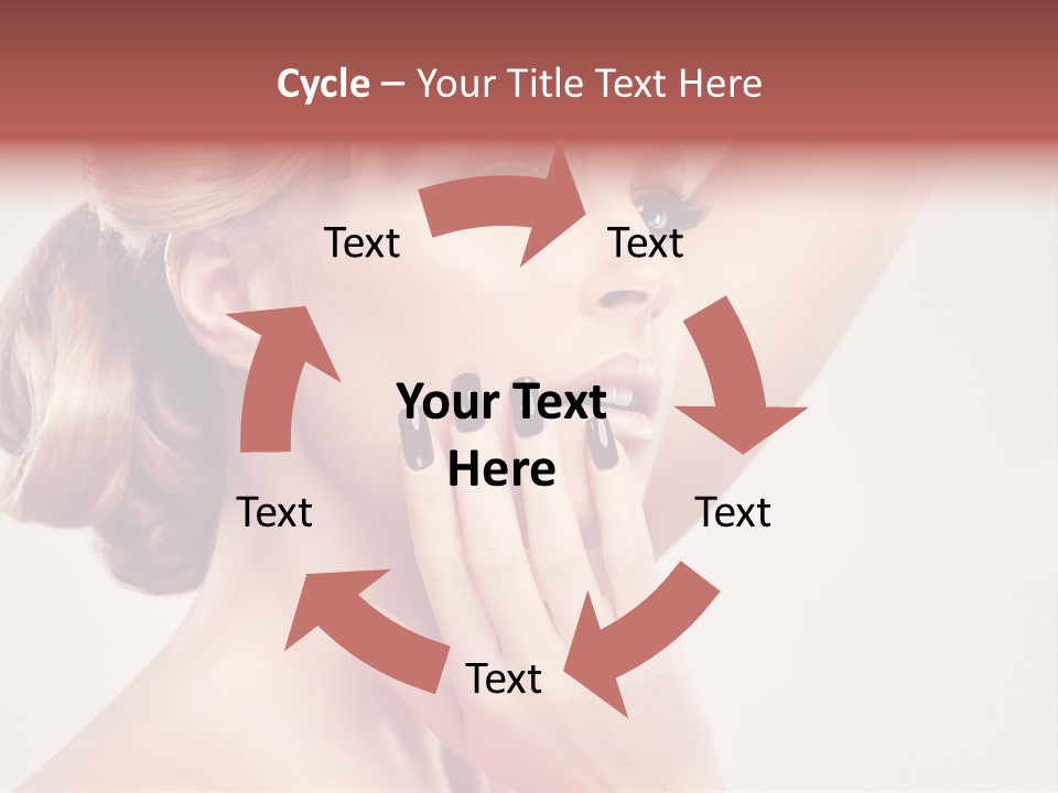 Eyelash Beauty Salon Cute PowerPoint Template