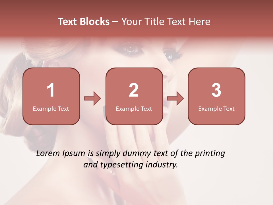 Eyelash Beauty Salon Cute PowerPoint Template