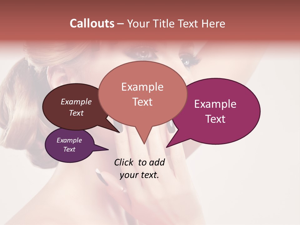 Eyelash Beauty Salon Cute PowerPoint Template