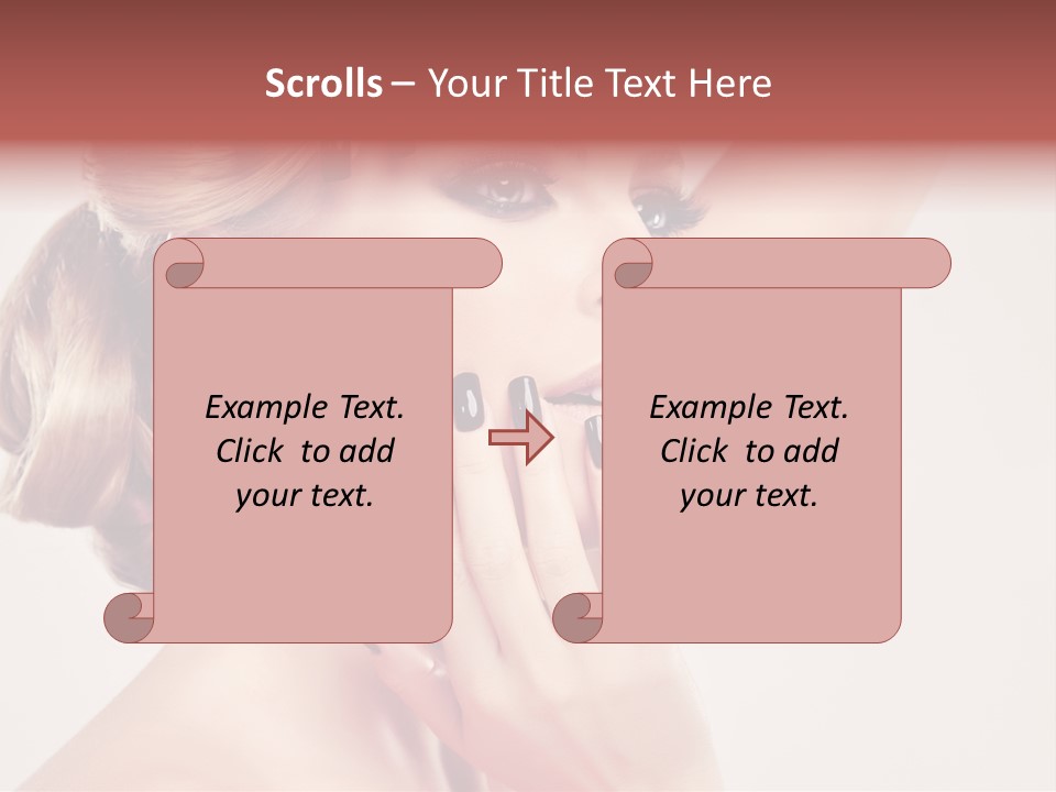 Eyelash Beauty Salon Cute PowerPoint Template