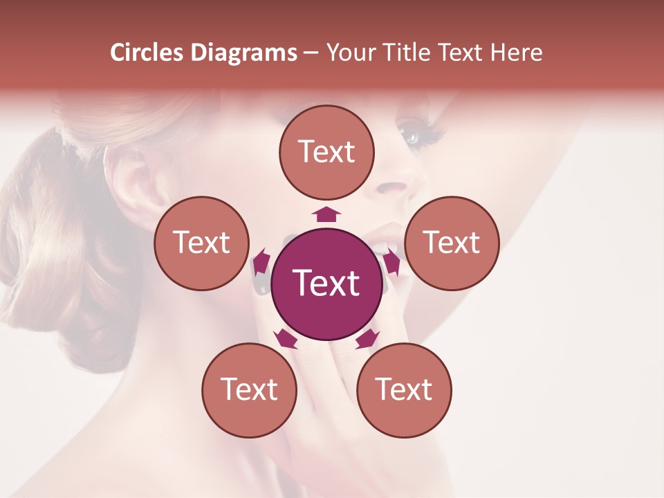 Eyelash Beauty Salon Cute PowerPoint Template