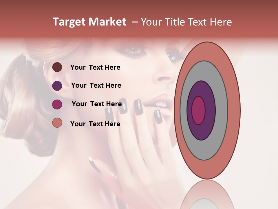 Eyelash Beauty Salon Cute PowerPoint Template