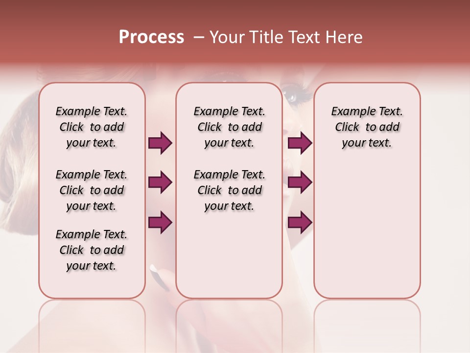 Eyelash Beauty Salon Cute PowerPoint Template