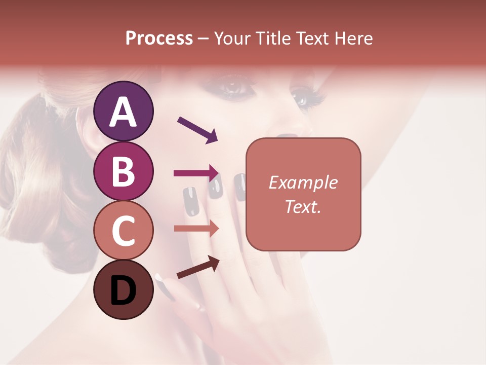 Eyelash Beauty Salon Cute PowerPoint Template