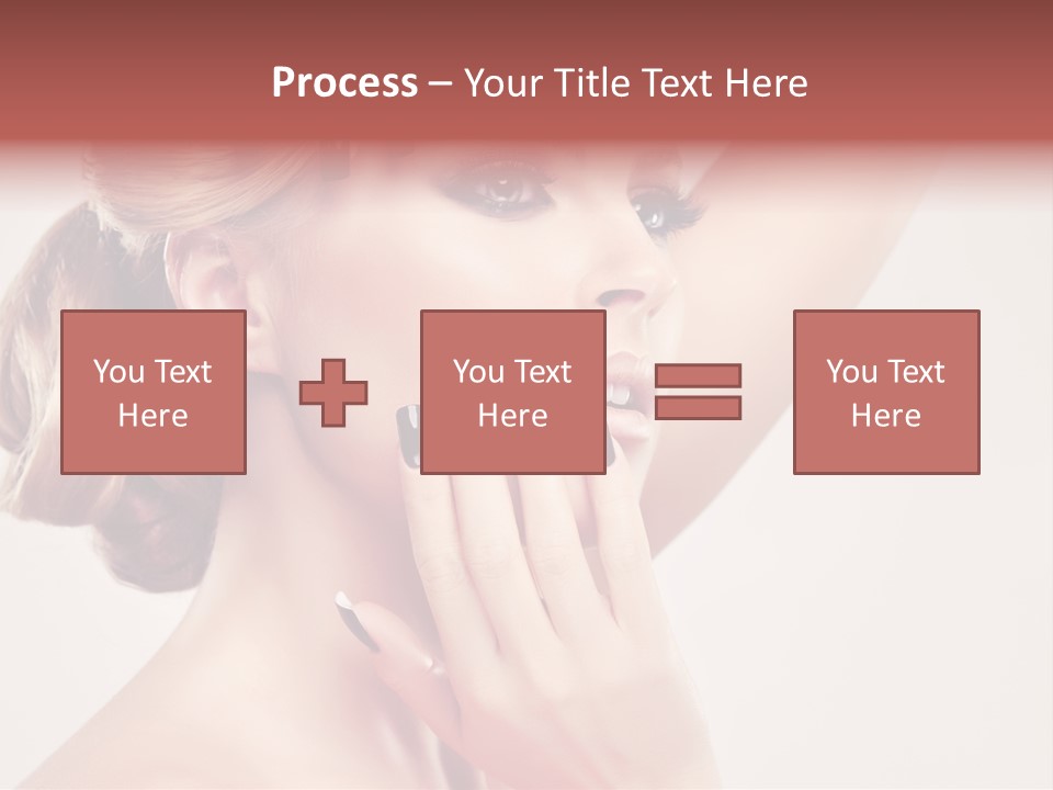 Eyelash Beauty Salon Cute PowerPoint Template